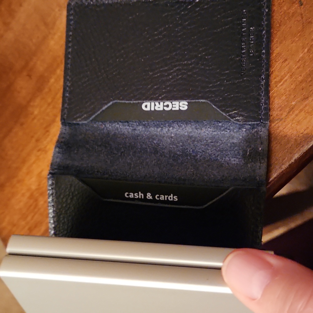 Secrid Black Leather Wallet - Picture 4 of 9